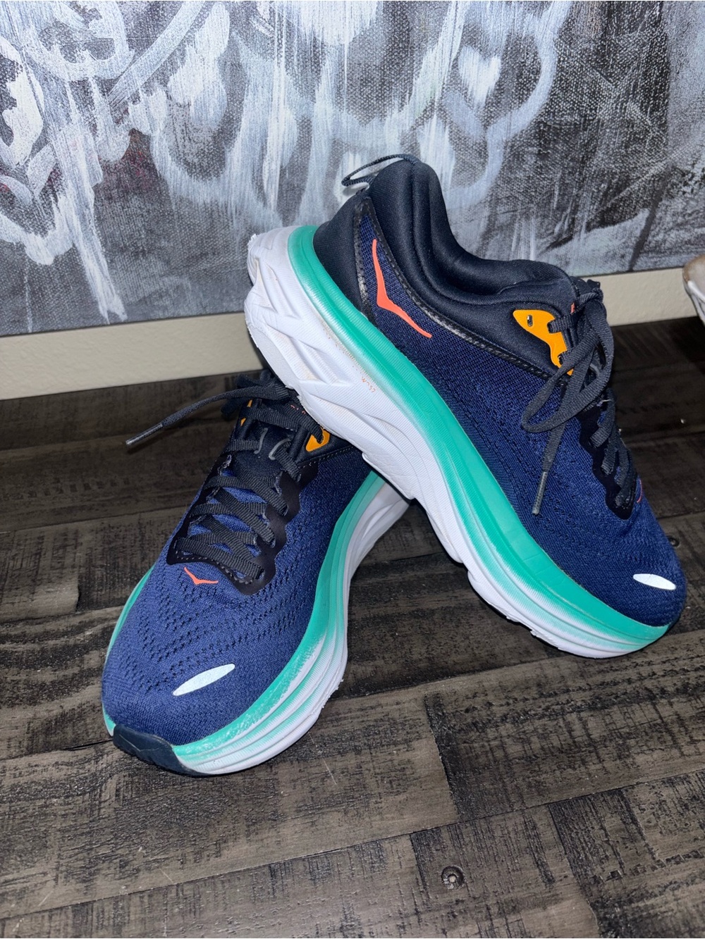 HOKA Bondi 8 running shoe WOMENS SZ 7.5 - Picture 3 of 15